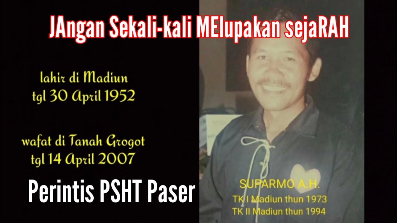 Tradisi 1 suro nyekar ke makam perintis PSHT Paser