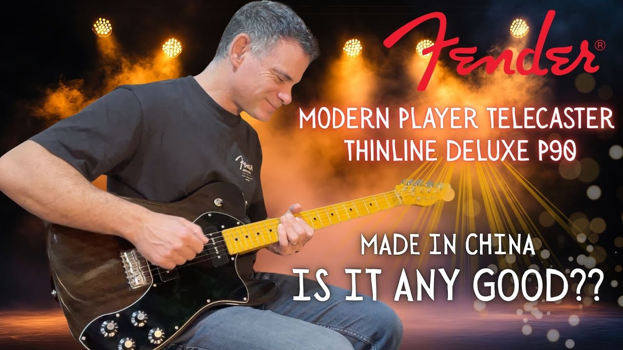 Fender Modern Player Thinline Telecaster Deluxe p90 (Made In China)