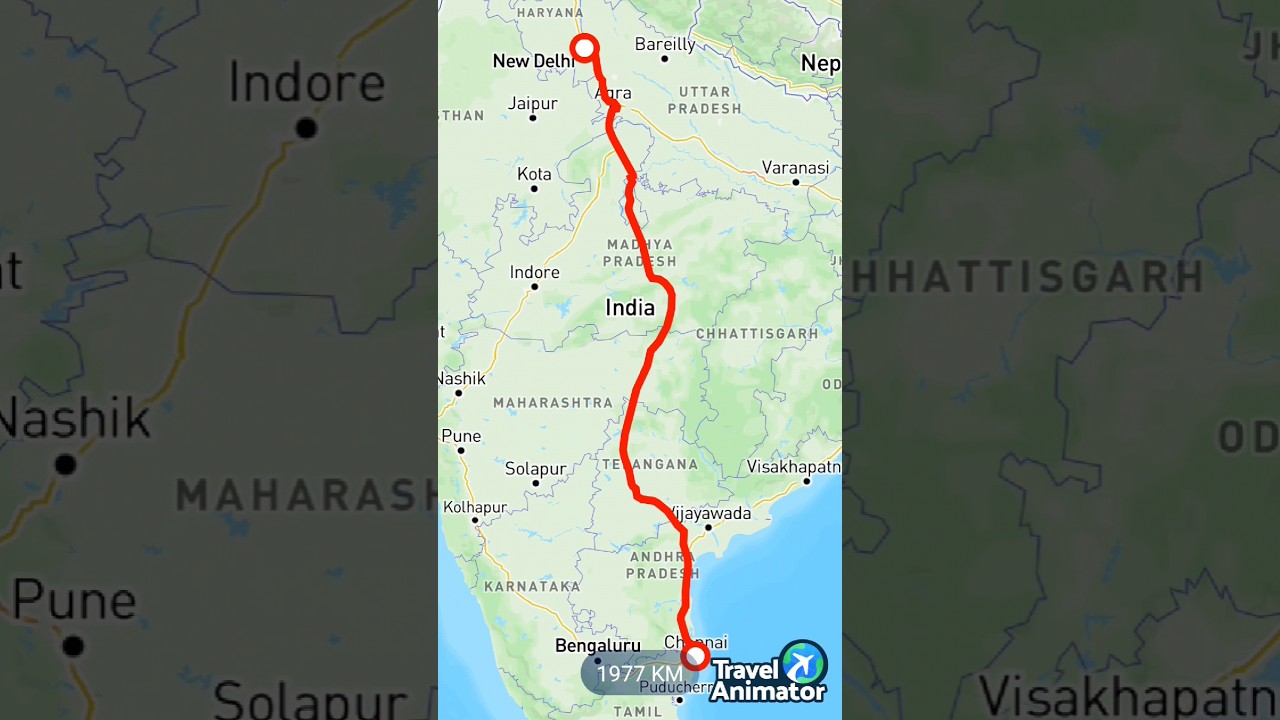 Delhi to Chennai Highway|| NH48 || Delhi to Chennai Roadmap || #indianroad #roadways #shorts