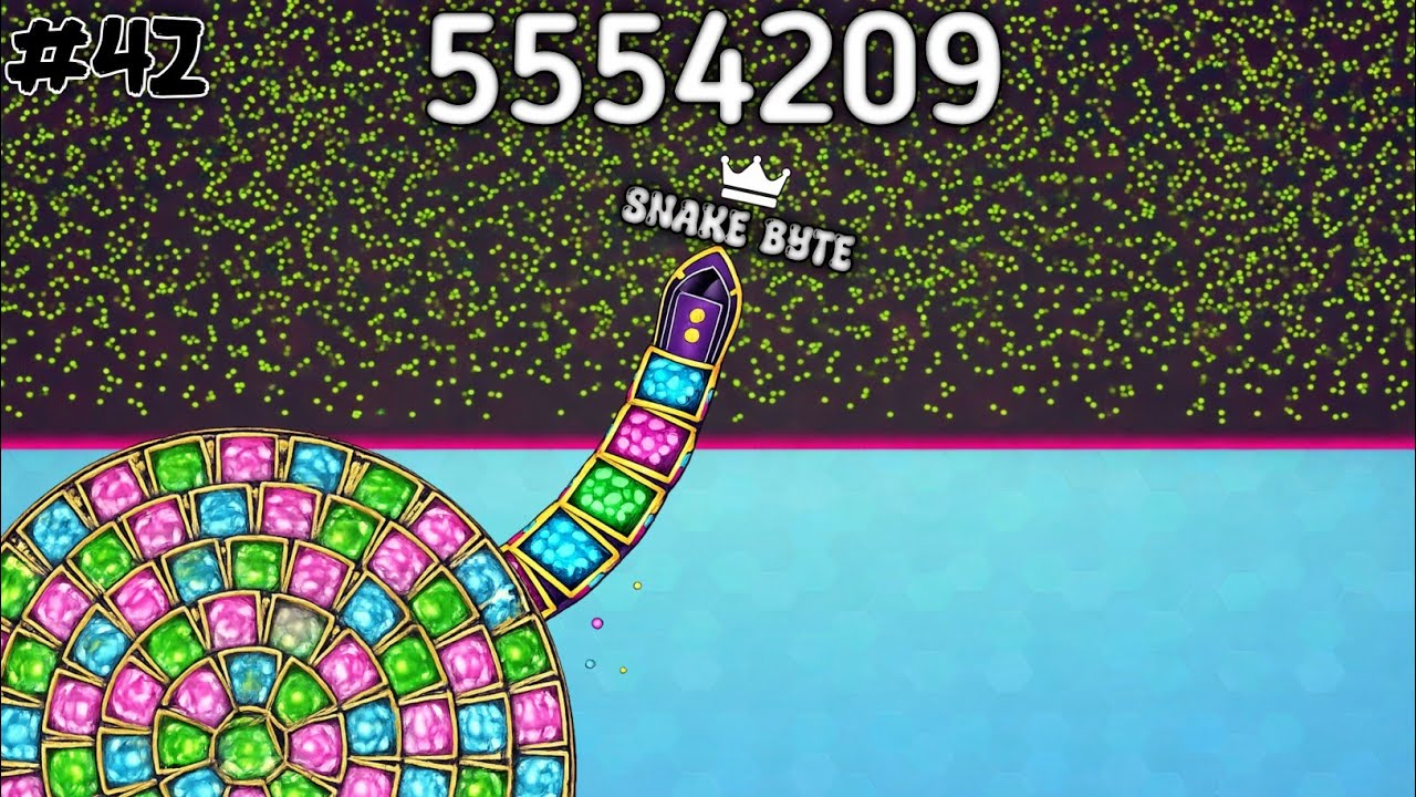 OMG 😱🐍 KRAZY MAGLEV VAULT GETS A FABULOUS SCORE OUTSIDE THE MAP! BEST EPIC SNAKE.IO GAMEPLAY!! 🔥 #42