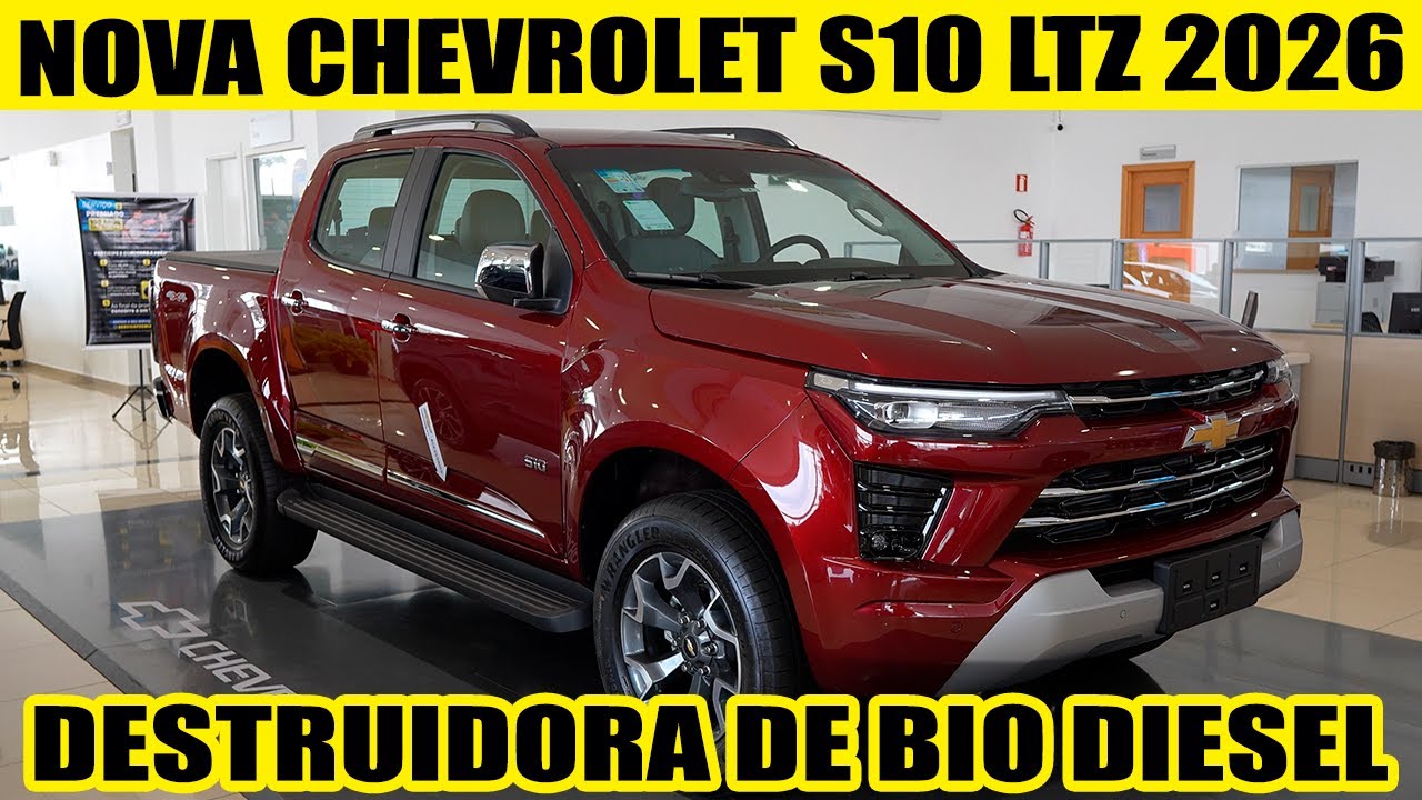 NOVA CHEVROLET S10 LTZ 2.8 2026 - ANIQUILADORA DE BIO DIESEL