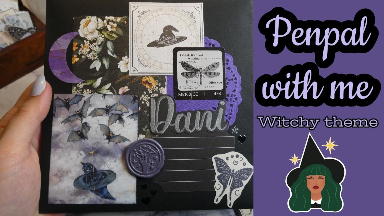 WITCHY THEME | I let my subscibers decide this theme 😍 | PENPAL WITH ME #50