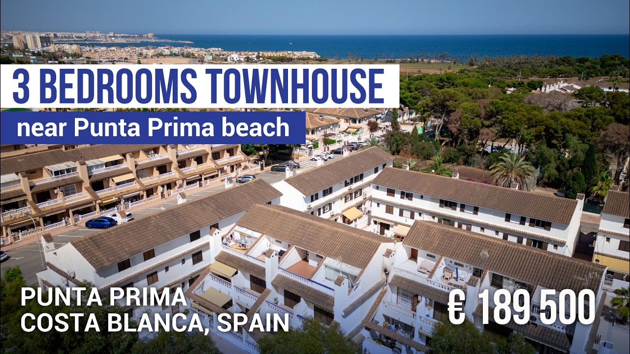 Townhouse 3 bedrooms near Punta Prima beach || € 189.500