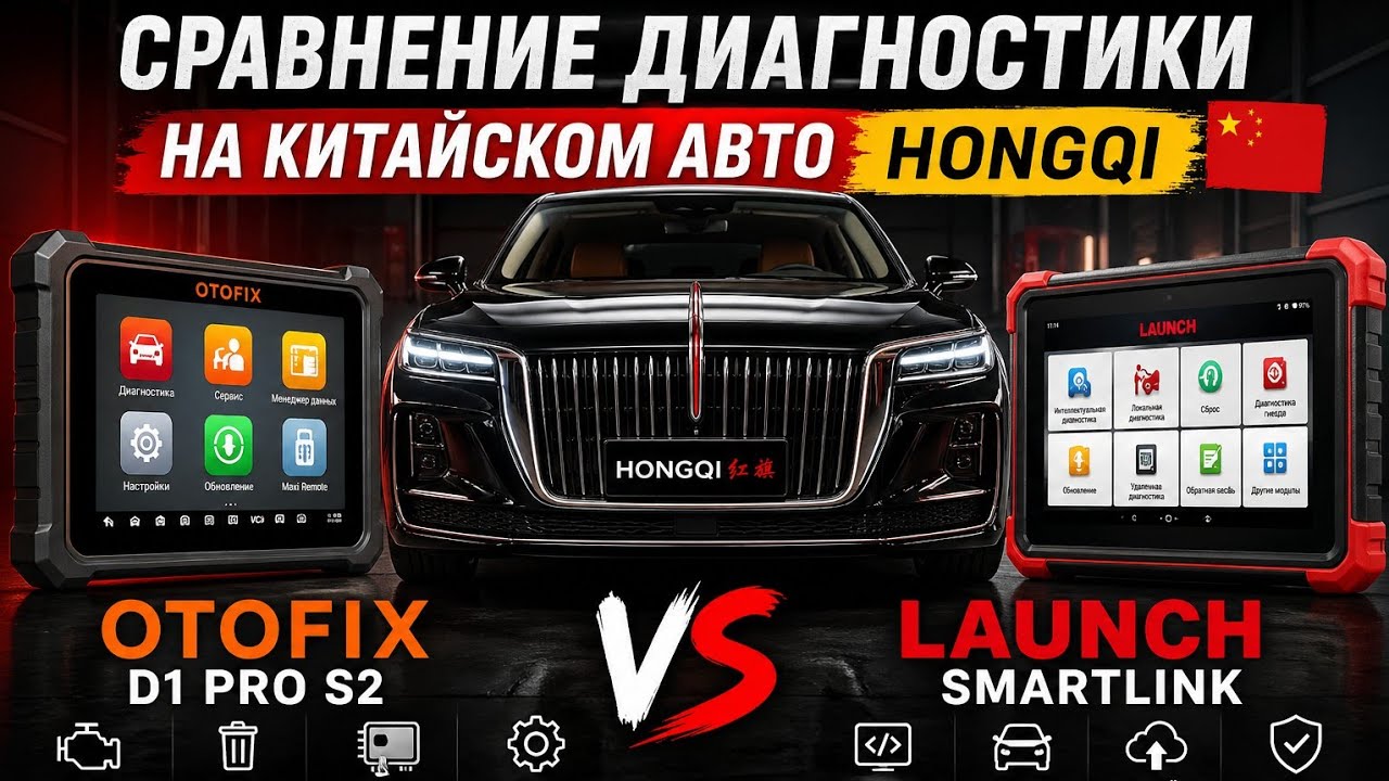 Сравниваем OTOFIX D1 PRO S2 VS LAUNCH SMARTLINK на китайце