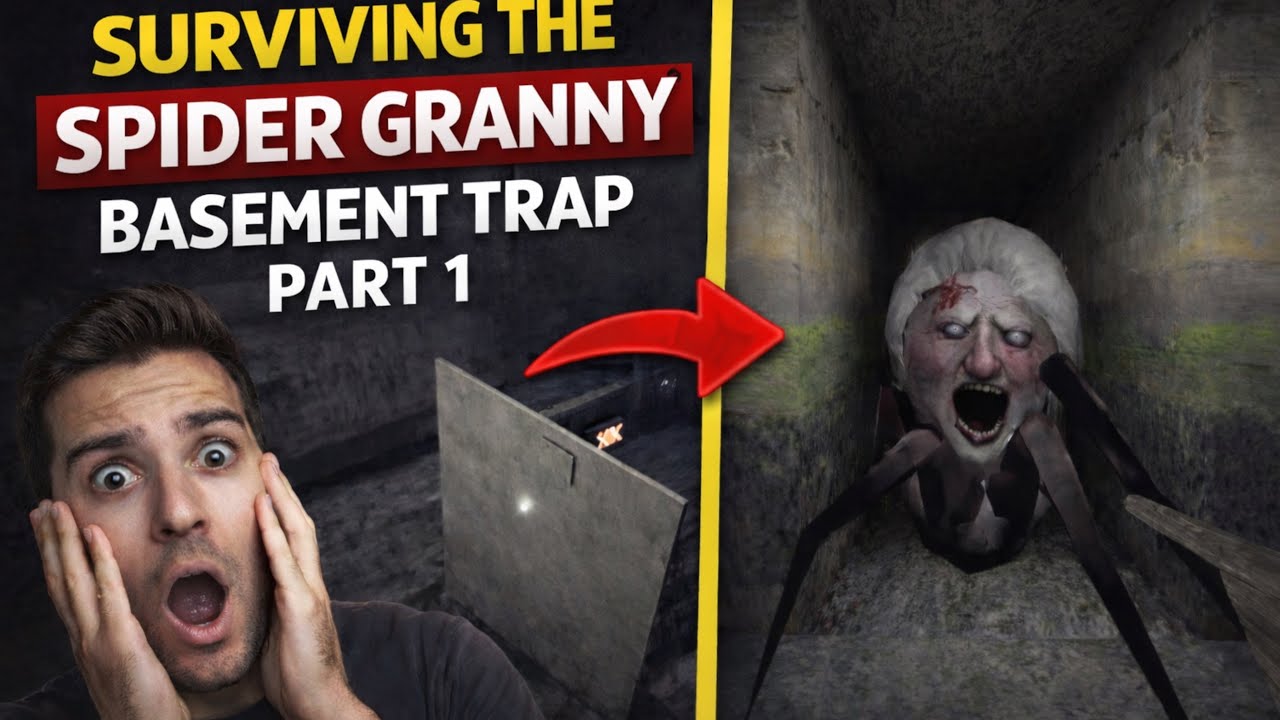🕸️ A Giant SPIDER GRANNY Is Hiding Below Granny’s House… 😨 | Part 1