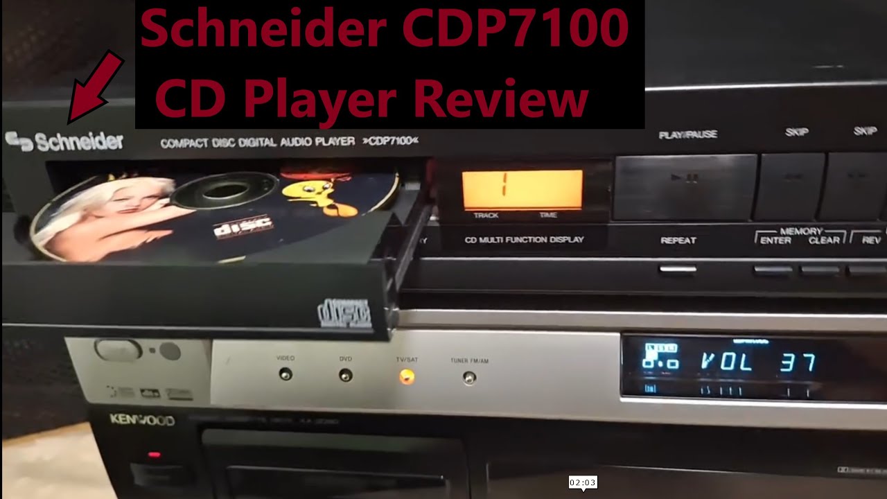Обзор CD-плеера Schneider CDP7100
