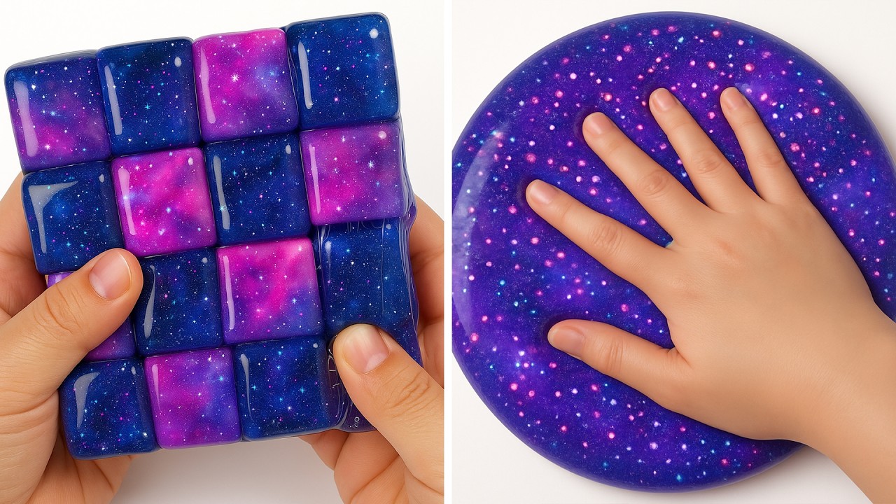 6 Hours of Satisfying Galaxy Slime ASMR For Deep Sleep