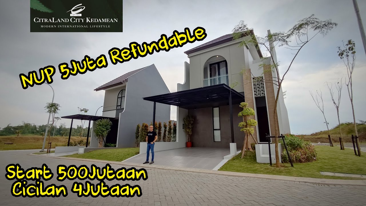 500Jutaan, Cicilan 4Jutaan, NUP 5Juta Refundable, dengan Superblock Citraland CIty Kedamean, Gresik