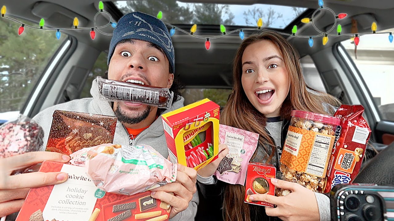 TRYING HOLIDAY SNACKS!! | Vlogmas Day #15
