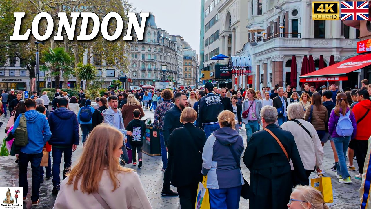 Exploring London's Most Famous Streets | 4K HDR Walking Tour