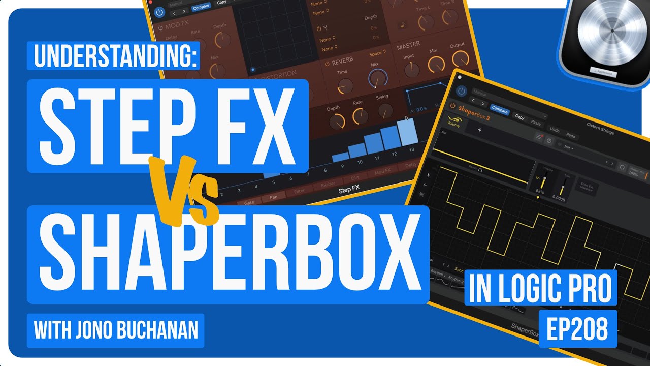 Logic Pro: Step FX против ShaperBox