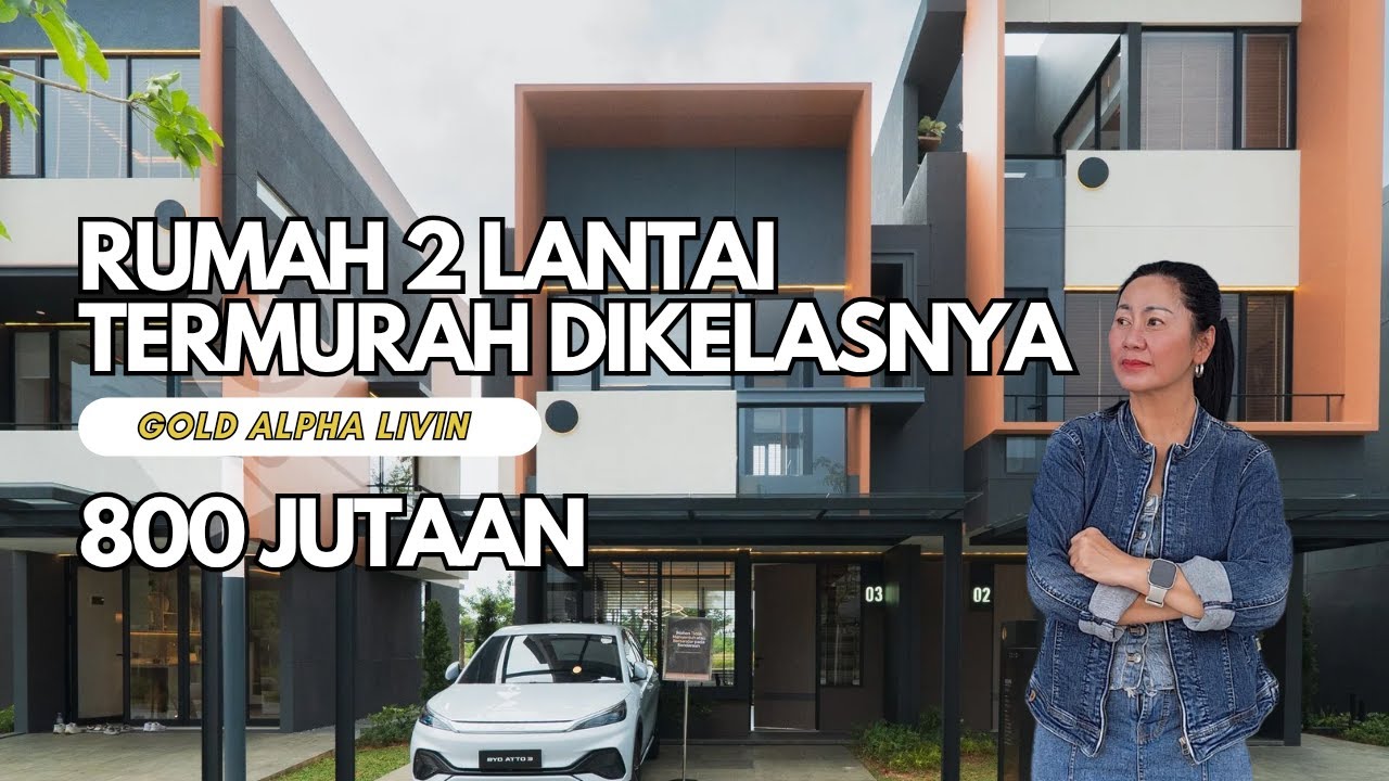Rumah 800 Jutaan Dengan Desain Premium dan Open Plan Living | Review Gold Alpha by Park Serpong
