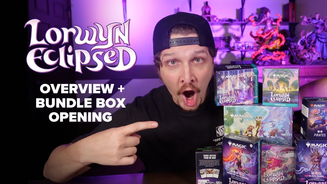 Распаковка подарочного набора и комплекта для предрелизного турнира Magic: the Gathering - Lorwyn...