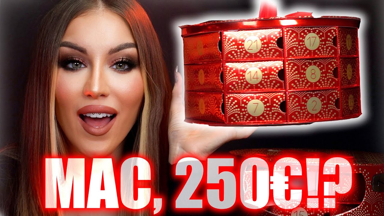 🥲MERECE el PRECIO?😳CALENDARIO DESTRIPADO + Colecci&oacute;n de navidad MAC cosmetics🎄 || GotyMakeUp