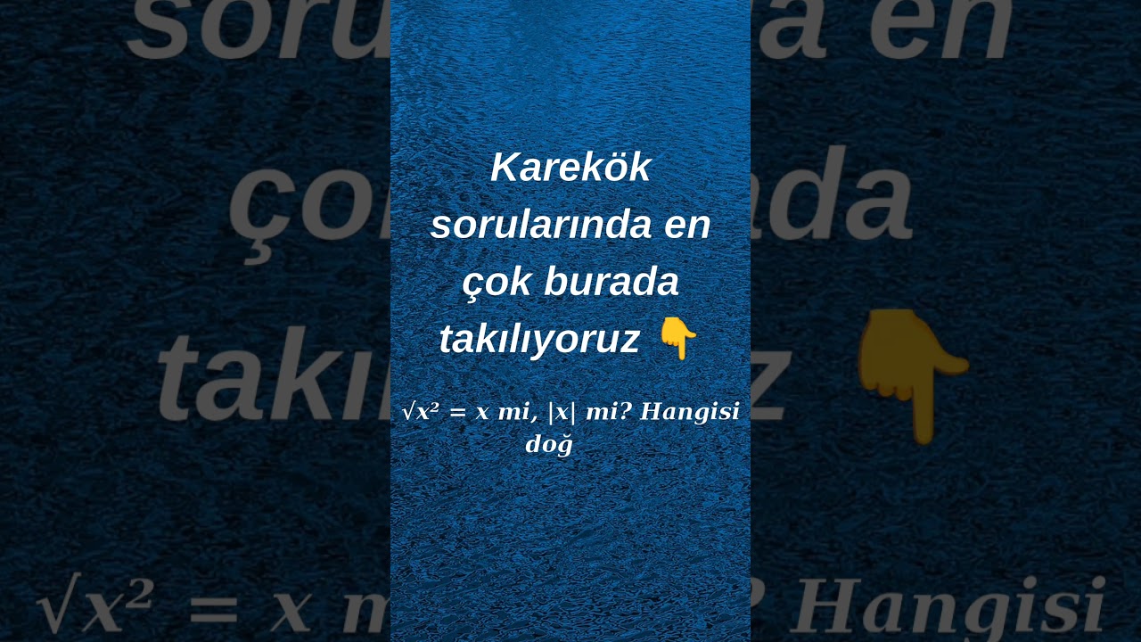 #matematik#matematikdersi#lgs2025#ygs2025#ayt2025#tyt2025#karek&ouml;k#&uuml;s&uuml;sayılar#denklem#viralt&uuml;rkiye