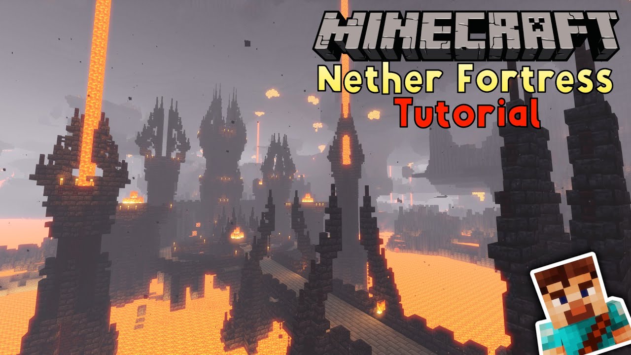 Minecraft Tutorial - Nether Fortress!!