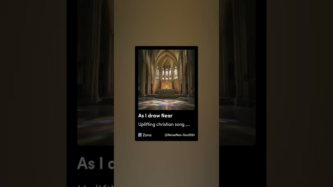 As I Draw Near