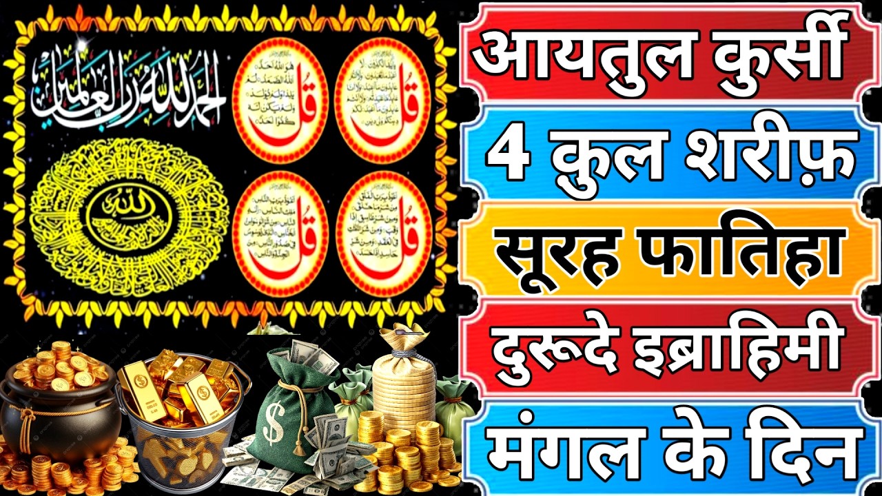 Tuesday Morning Wazifa After Fajr Prayers | 4 Qul | Adhkar Sabah | Ayat ul Kursi | Durood Ibrahim 27