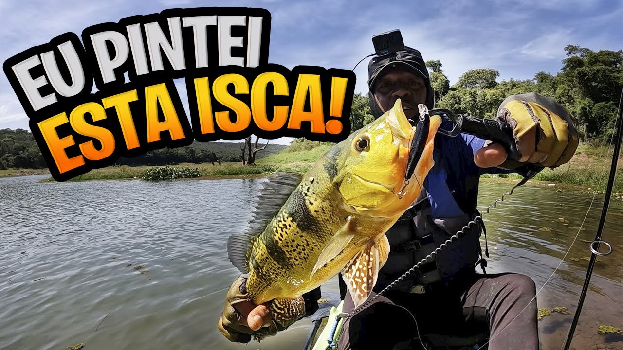 ÁGUA TURVA? OLHA O QUE ESSA ISCA PRETA FEZ! 🎣🔥 RG PESCA ESPORTIVA ULTRALIGHT