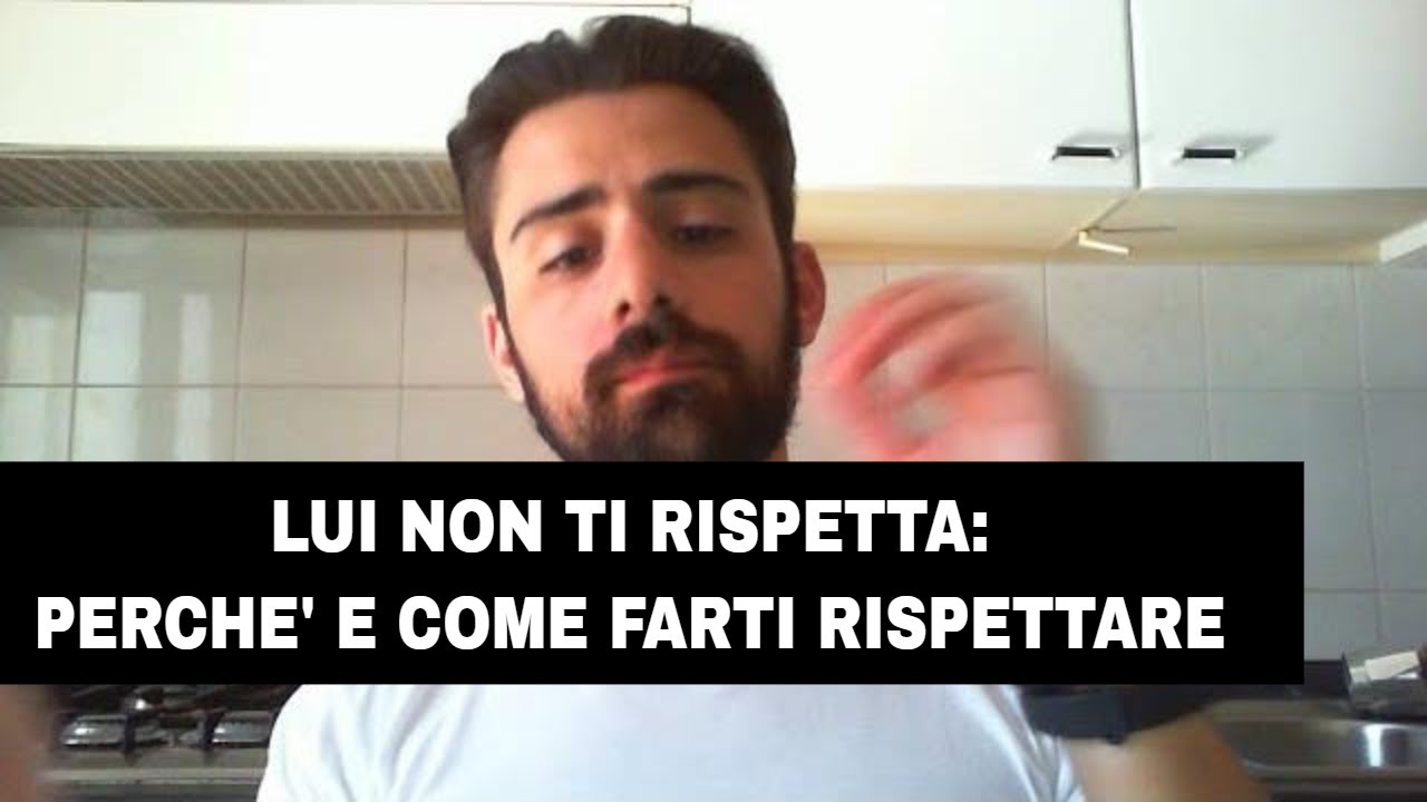 Lui non ti rispetta: perché e come farti rispettare