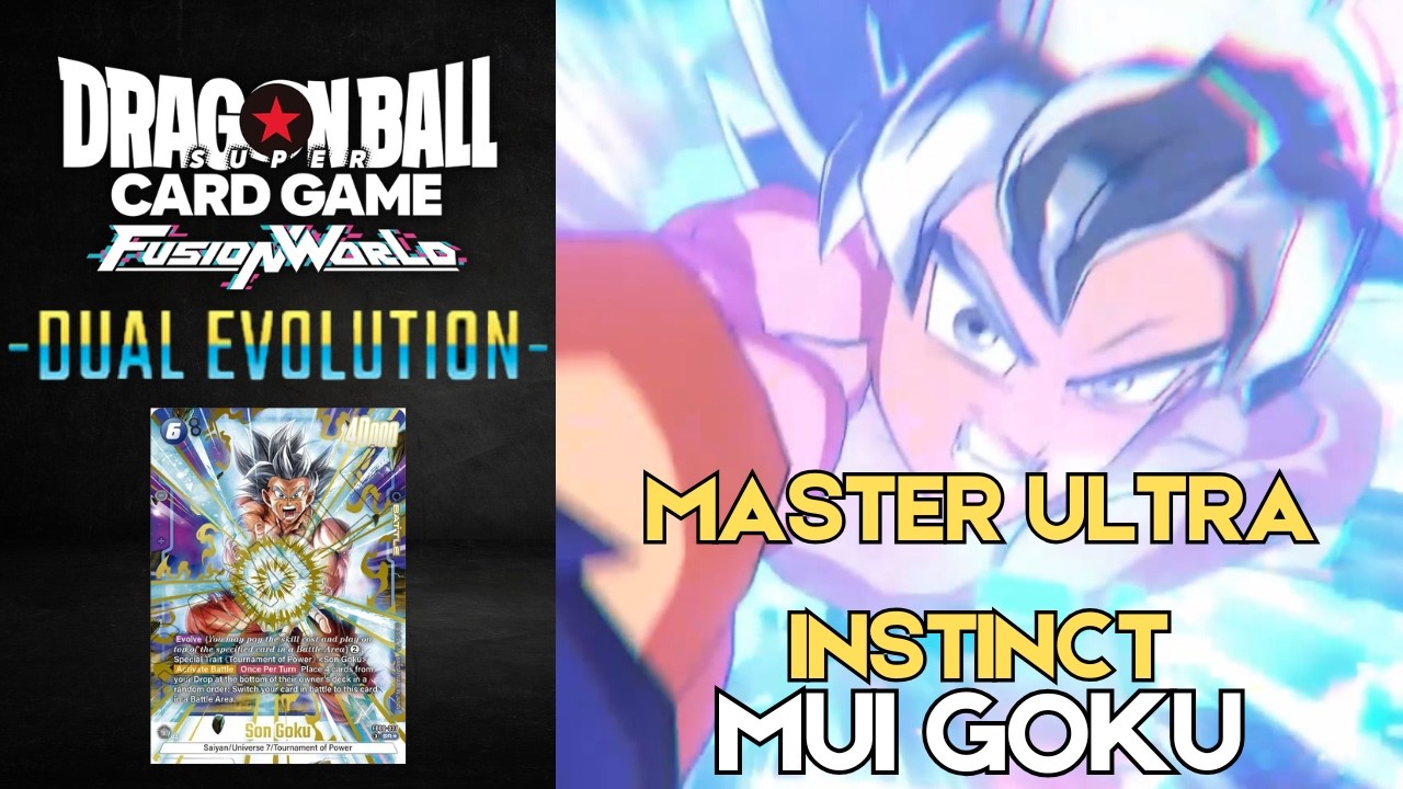 Master Ultra Instinct! - MUI Goku Gameplay - (Dragon Ball Super Card Game Fusion World) [FB09]