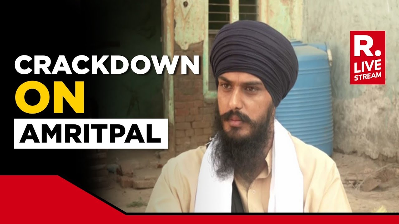 Amritpal Singh LIVE: Search On For Pro-Khalistani Leader | Amritpal's Aides Arrested