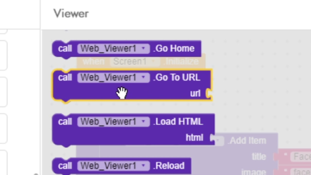 Kodular - Como fazer para abrir sites através do botão ou menu lateral