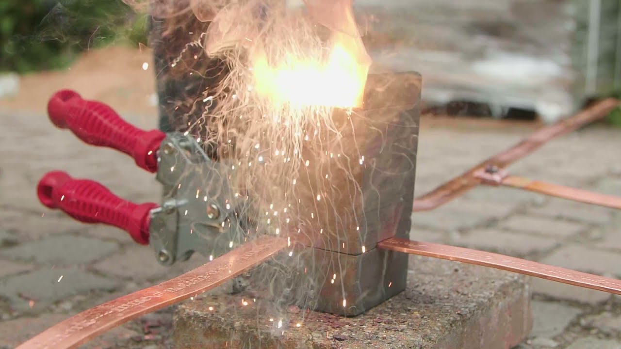 FurseWeld® - Creating high quality exothermic welded joints using flint gun ignition