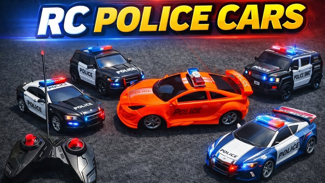 RC Police Car with Flashing Lights | Rc police car with lights and siren | best remote control rc | 