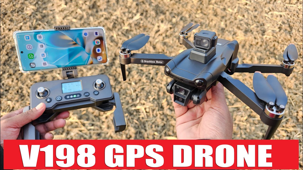 V198 GPS Drone Camera Test – 4K Footage, Long Range Flight, Full Review & Features 🚁📸