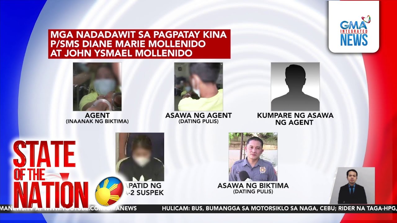 3 suspek sa pagpaslang sa mag-inang Mollenido, arestado; isa pang suspek, sumuko | SONA