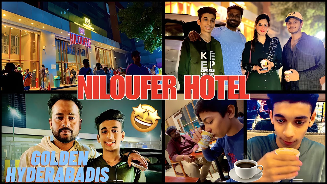 Niloufer Hotel Men Golden Hyderabadiz 🤩🥰 MD Ayaan vlogs @GoldenHyderabadiz