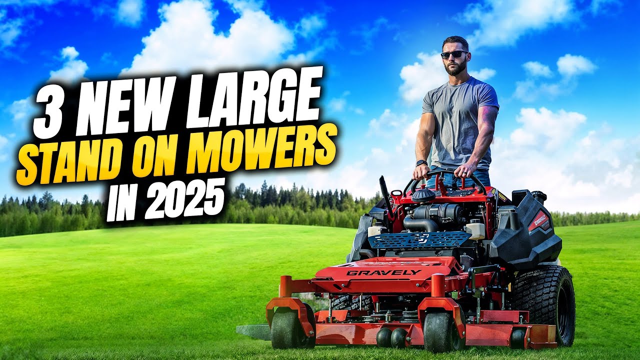 2025's Game Changers: Unveiling 3 Powerful New Stand-On Mowers!