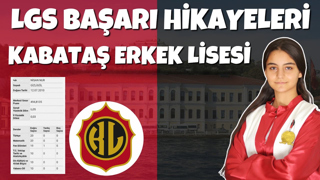 LGS Başarı Hikayeleri | Kabataş Erkek Lisesi | Nisan Nur Gizligöl