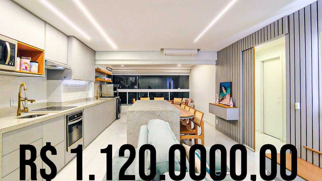 APARTAMENTO DECORADO COM VISTA MAR A 150M DA PRAIA DAS ASTÚRIAS NO GUARUJÁ | 3 DORMS, LAZER COMPLETO