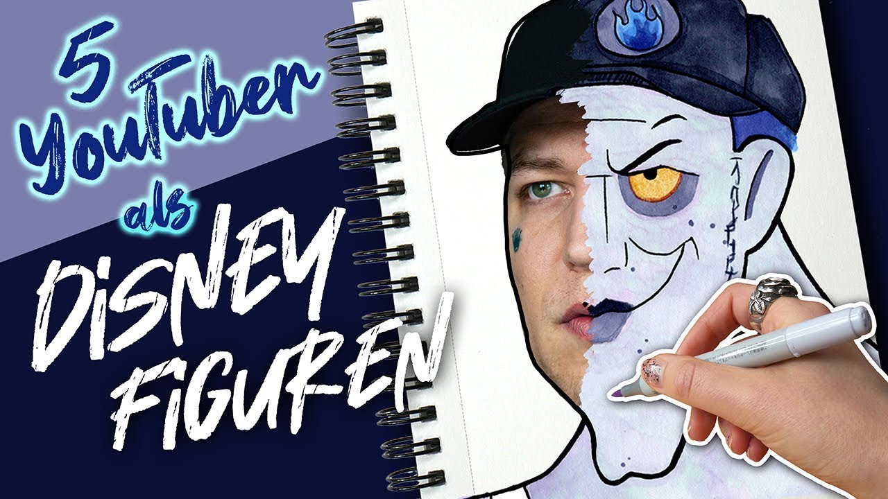 YOUTUBER als DISNEY-FIGUREN zeichnen | Cengiz, Anni the Duck, Monte, Sturmwaffel, Gronkh | ReDesign