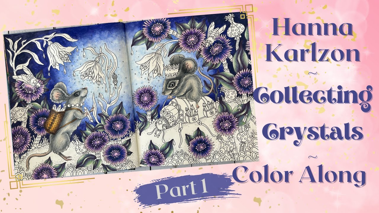 Seasons | Collecting Crystals Part 1 | Neocolor II and Prisma's | Color Along