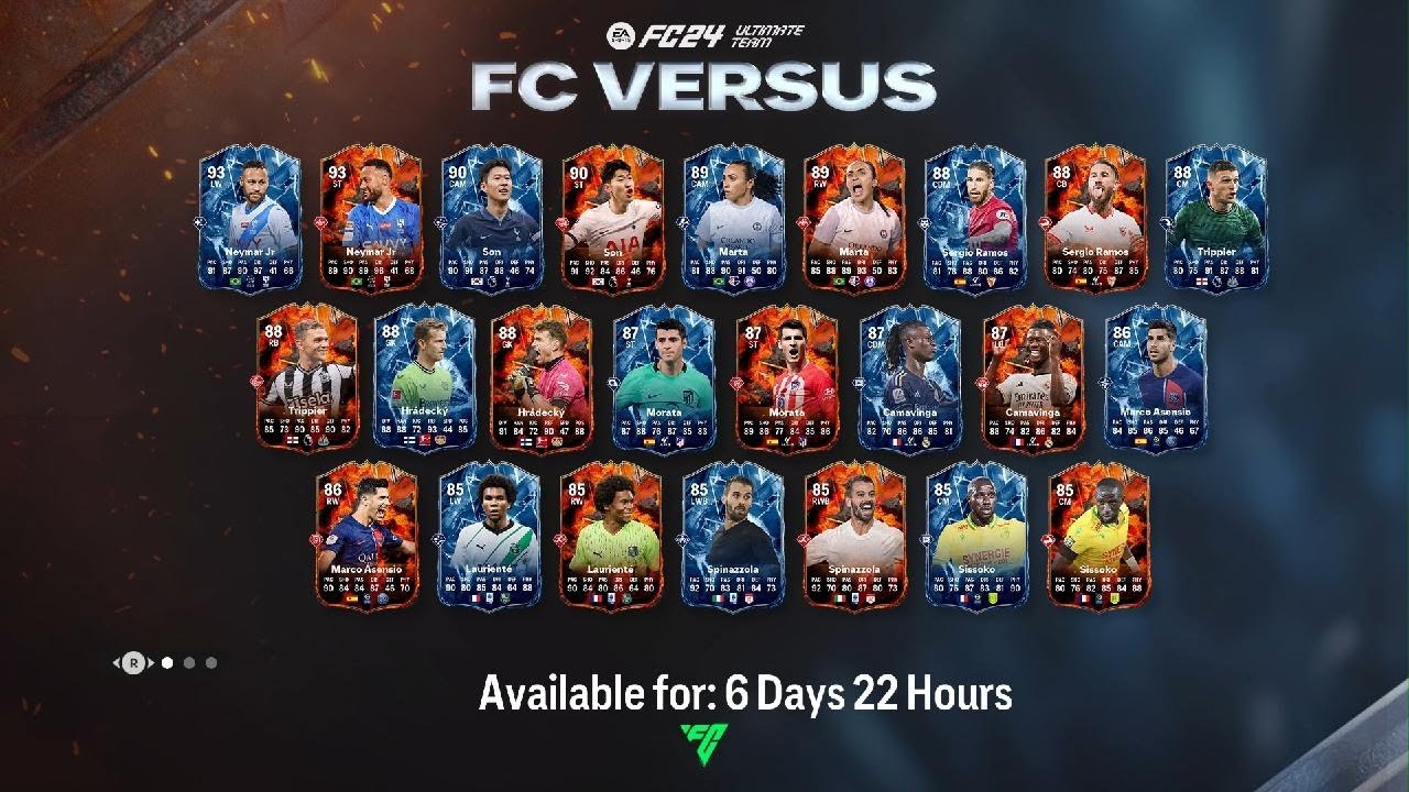 EA SPORTS FC 24 fire vs ice promo