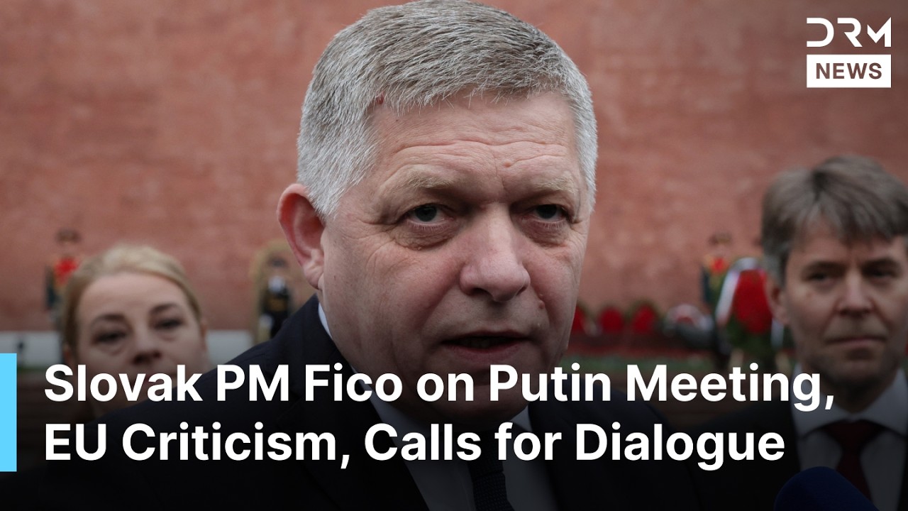 FULL REMARKS: Slovak PM Fico Speaks on Upcoming Putin Meeting, Russia Relations & EU Criticism |AC1N