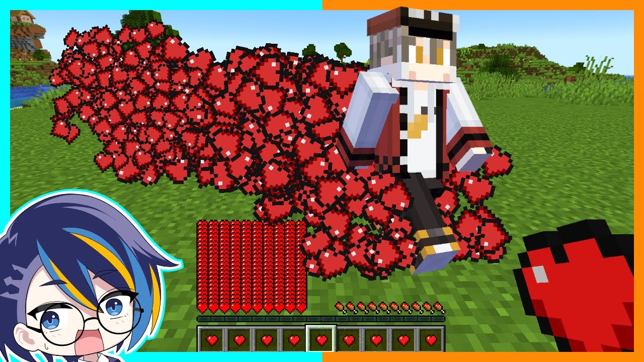 触れたものがなんでもハートになっちゃうマインクラフト【ゆっくり実況】【マイクラ / Minecraft】【まいくら】