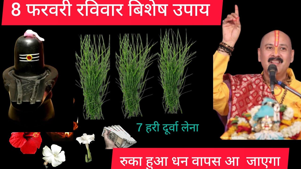 8 फरवरी का चमत्कारी उपाय | इस एक उपाय से दूर होंगे सारे कष्ट | बड़ा लाभ मिलेगा जरूर pradeep mishra. 