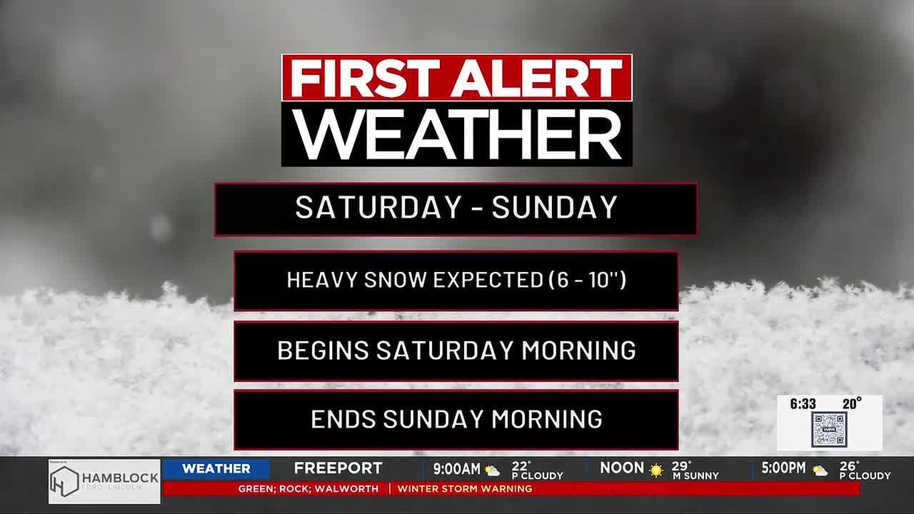 WINTER STORM WARNING for the entire viewing area