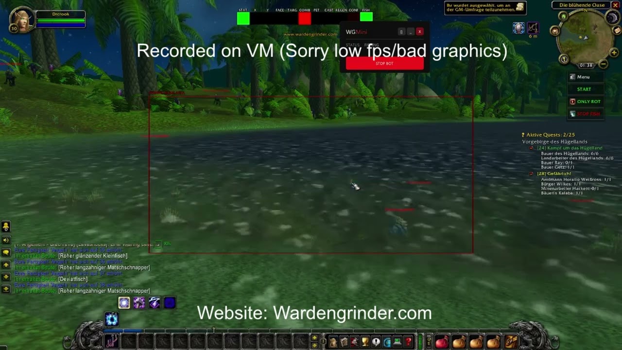 [WardenGrinder] WoW Bot  Fishing Update