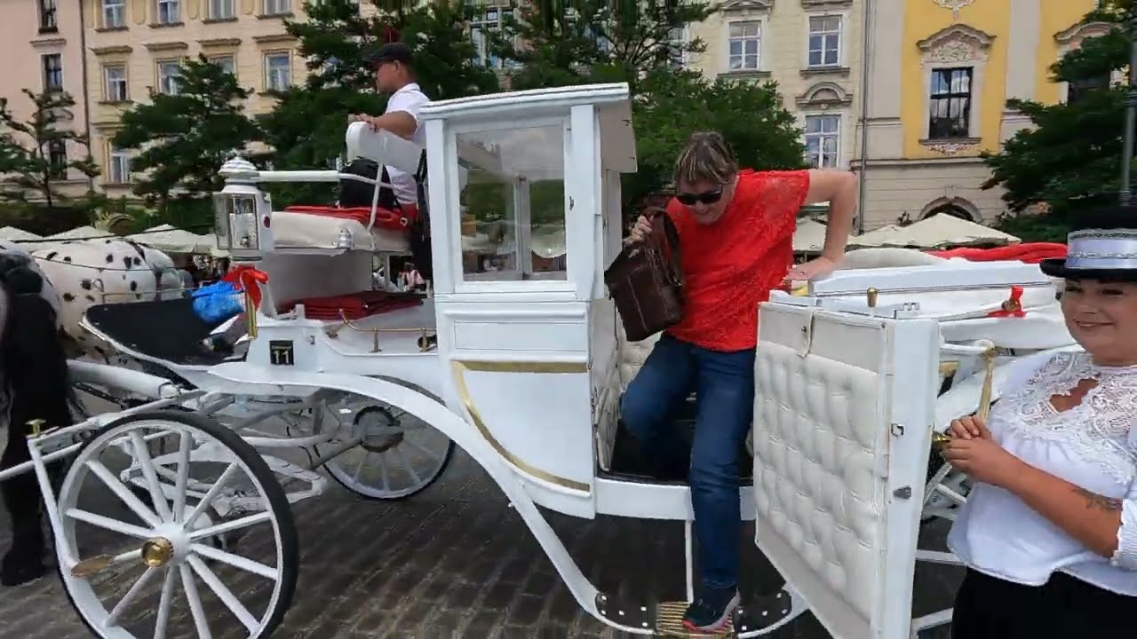 Horse and carriage ride in Krakow