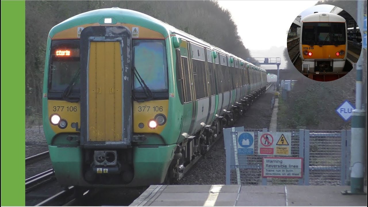 Trains at Burgess Hill