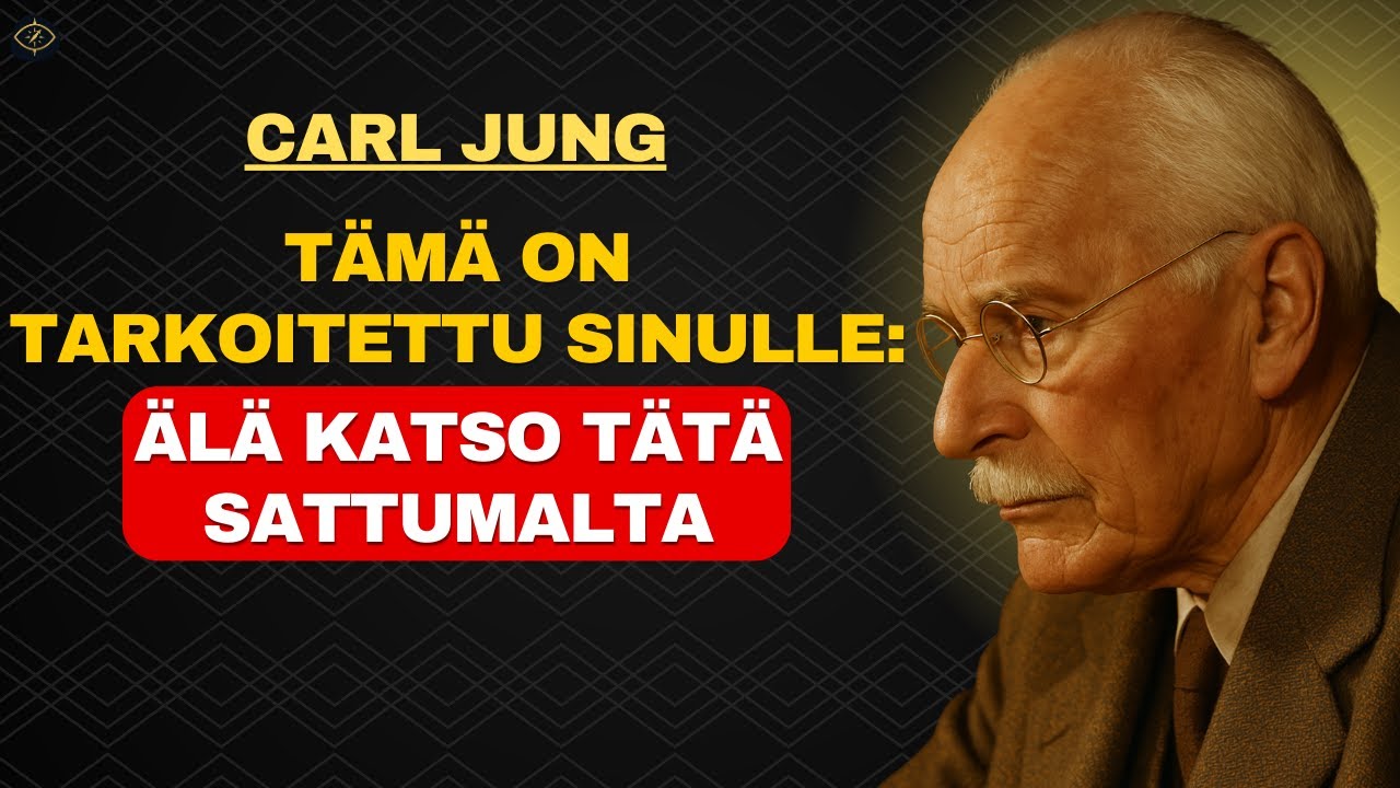 Tämä on tarkoitettu sinulle: älä katso tätä sattumalta | Carl Jung