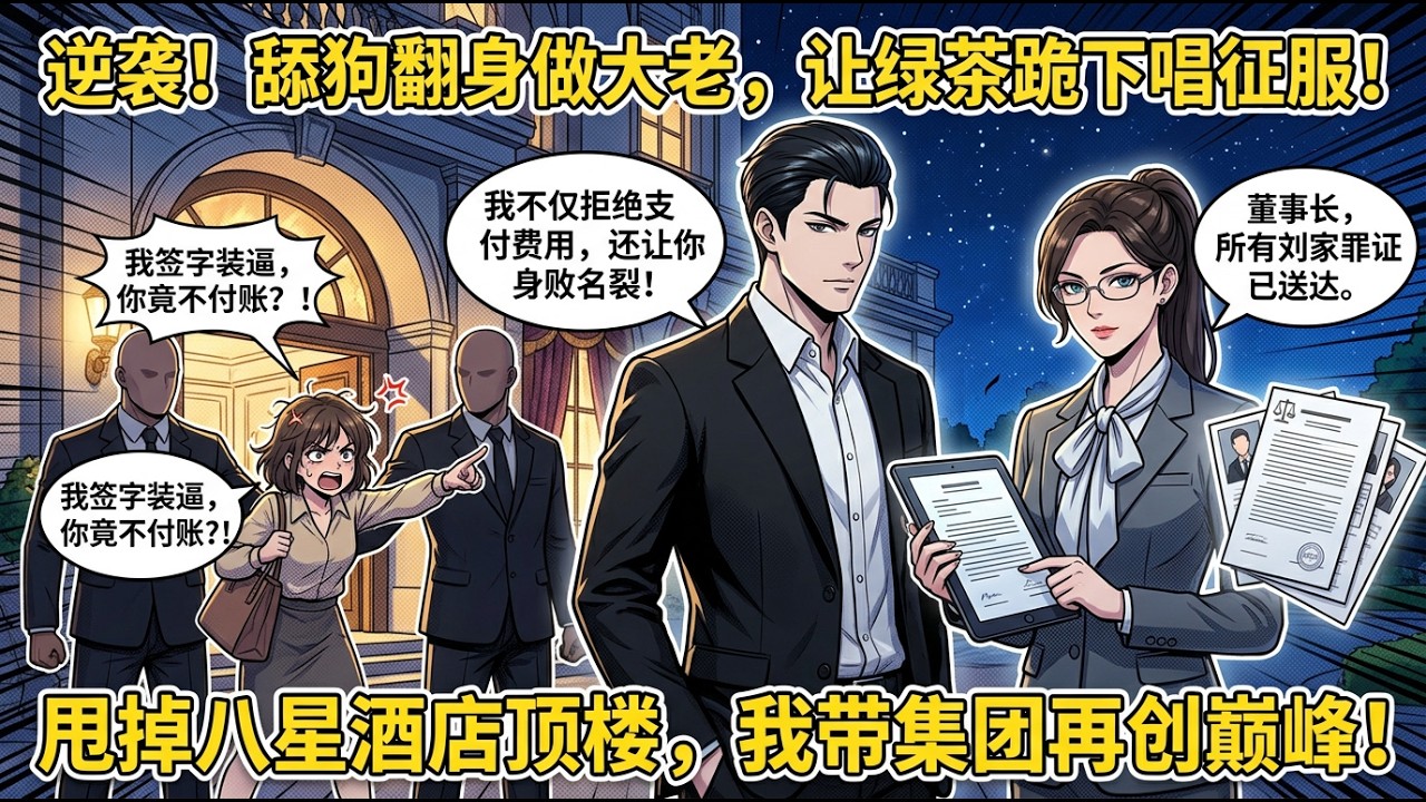 【完结文】舔狗逆袭！百亿富二代手撕绿茶未婚妻，干翻系统男主