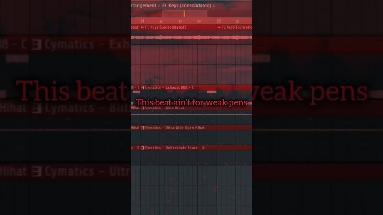 This ain't for weak pens #traptypebeat #hardtrapbeats #beats #darkbeat