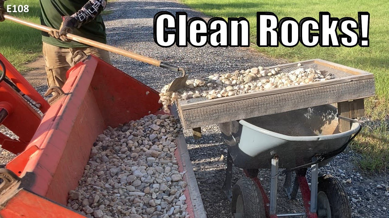 Homemade Rock Screed / Screen for Beautiful Landscaping | E108