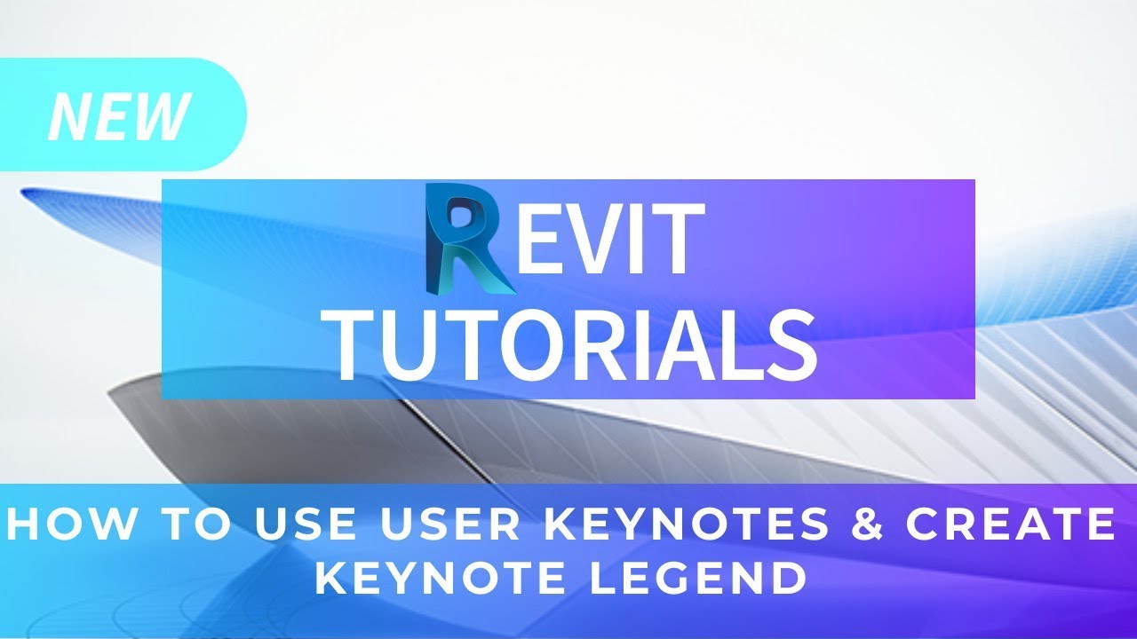 REVIT KEYNOTES TUTORIAL - HOW TO USE REVIT USER KEYNOTES (WITH TXT. FILE) & CREATE KEYNOTE LEGEND !!